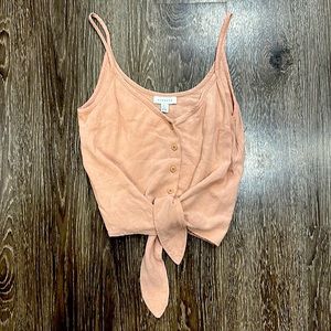 Topshop Tie Tank Top
